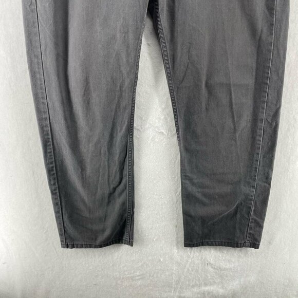 Levi's 505 Jeans Men's Sz 36x32 Gray Regular Fit Straight Leg Mid-Rise Denim - Picture 6 of 10